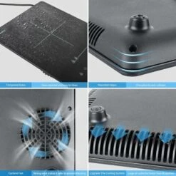 IsEasy Portable Induction Hob 2100W Single Cooking Zone Induction Cooker With 9 Power Levels Setting, 8-hours Timer, Sensor Touch Control, Safety Lock [Energy Class A+++] -Home Appliance Store 100028414 3