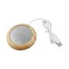 USB Coffee Mug Heater Coaster, Insulation For Desktop Drink And Tea Cup, Waterproof Glass Heater Panel For Office And Home (Light Wood Grain) -Home Appliance Store 100159009 1
