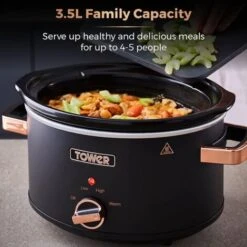 Tower Cavaletto 3.5 Litre Slow Cooker Black -Home Appliance Store 100989167 3