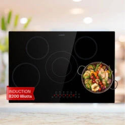 Klarstein Virtuosa 5 Built-in Hob 5 Zones 8200 W Glass Ceramic
