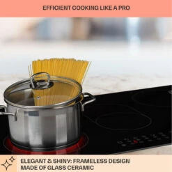 Klarstein Virtuosa 5 Built-in Hob 5 Zones 8500 W Glass Ceramic -Home Appliance Store 101009546 3