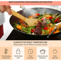 Klarstein Virtuosa 5 Built-in Hob 5 Zones 8500 W Glass Ceramic -Home Appliance Store 101009546 5