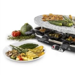 Klarstein Steaklette Raclette Grill 1500W Granite Natural Stone Plate 8 People 11 Klarstein Steaklette Raclette Grill 1500W Granite Natural Stone Plate 8 People -Home Appliance Store 14842273 5