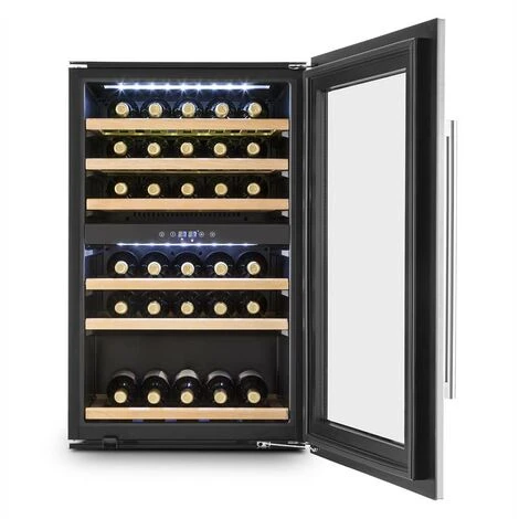 Klarstein Vinsider 35D Built-in Wine Refrigerator 128 Litres 41 Bottles Of Wine 2 Zones 4 Klarstein Vinsider 35D Built-in Wine Refrigerator 128 Litres 41 Bottles Of Wine 2 Zones - Image 2