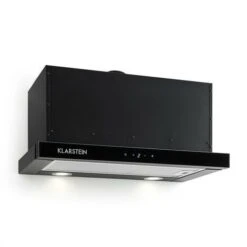 Klarstein Vinea Substructure Cooker Hood Extractor Hood Flat Screen Hood 60cm Black