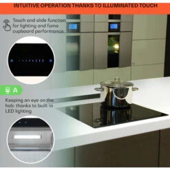 Klarstein Royal Flush Downdraft Cooker Extractor Hood 430 M³ / H 60 Cm -Home Appliance Store 22969344 4