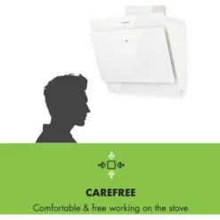 Klarstein Klarstein Aurica 60 Cooker Hood 60cm 600 M³/h LED Touch Glass White -Home Appliance Store 22969682 4