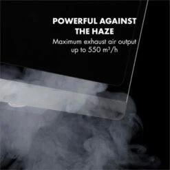 Klarstein Aurora Eco 90 Cooker Extractor Hood 550 M³ / H LED Display Black -Home Appliance Store 22969749 3