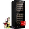 Klarstein Barossa 77 Duo Wine Fridge 2 Zones 191 L 77 Bottles Touch LED Black -Home Appliance Store 22969790 1