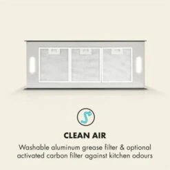 Klarstein Kronleuchter XL Island Exhaust Hood 90cm Exhaust Air: 590m³ / H LED Touch Black 10 Klarstein Kronleuchter XL Island Exhaust Hood 90cm Exhaust Air: 590m³ / H LED Touch Black -Home Appliance Store 22969887 4