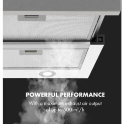 Klarstein Mariana 90 Flat Screen Hood 500 M³ / H Exhaust Air LED White 9 Klarstein Mariana 90 Flat Screen Hood 500 M³ / H Exhaust Air LED White -Home Appliance Store 22970535 3
