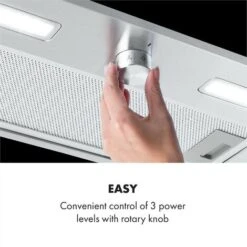 Klarstein Simplica Extractor Hood Recessed 52cm Exhaust Air: 400 M³ / H LED Stainless Steel -Home Appliance Store 22970639 4