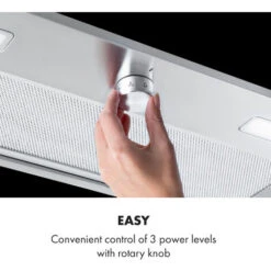 Klarstein Simplica Extractor Hood Recessed 70cm Exhaust Air: 400 M³ / H LED Stainless Steel -Home Appliance Store 22970641 3