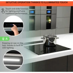Klarstein Royal Flush Eco Cooker Hood 90 Cm 576 M³/h A+ -Home Appliance Store 23742943 4