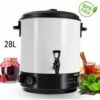 AREBOS Automatic Canning Machine 1800 W Canning Pot 28 L With Timer, Thermostat & Overheating Protection Stepless Temperature Adjustment 30-110 °C Timer 20-120 Min. -Home Appliance Store 28598120 1