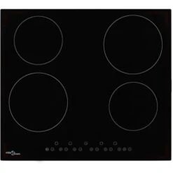 Ceramic Hob With 4 Burners Touch Control 6000 W