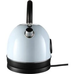 Monzana Electric Retro Kettle 1.8L Cordless Vintage 2200 W Boil Dry Protection Black Cream Blue Blue -Home Appliance Store 29963228 3