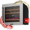 Klarstein Vinsider 36 Wine Fridge 2 Cooling Zones 5-22°C 85l Stainless Steel -Home Appliance Store 33502999 1