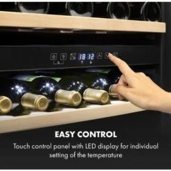 Klarstein Vinsider 36 Wine Fridge 2 Cooling Zones 5-22°C 85l Stainless Steel 11 Klarstein Vinsider 36 Wine Fridge 2 Cooling Zones 5-22°C 85l Stainless Steel -Home Appliance Store 33502999 5