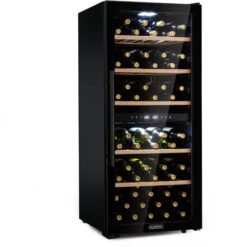 Klarstein Barossa 102 Duo Wine Refrigerator 102 Bottles 226 Litres 2 Zones Touch Control