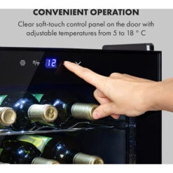Klarstein Shiraz 24 Uno Wine Refrigerator 63 Litres 24 Bottles Touch Control Panel 5-18°C -Home Appliance Store 33503501 4