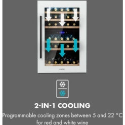 Klarstein Vinsider 41D Built-In Duo Quartz Edition Built-in Wine Fridge -Home Appliance Store 33504256 3