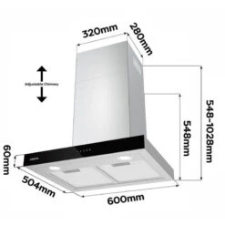 CIARRA 4 Speeds Class A++ 650m3/h Touch Control Chimney Cooker Hood 60cm -CBCS6102 -Home Appliance Store 36409475 5