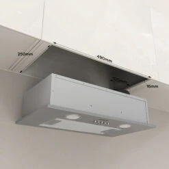 CIARRA 52cm Integrated Cooker Hood With 3-speed Extraction -913ASS52 -Home Appliance Store 36409484 4