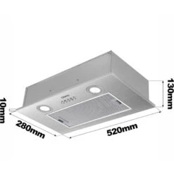CIARRA 52cm Integrated Cooker Hood With 3-speed Extraction -913ASS52 -Home Appliance Store 36409484 5