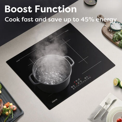CIARRA Built-in 4 Zones Induction Hob, Integrated Electric Cooktop With 2 Flex Zones 7200W-CD4BFFBIH 5 CIARRA Built-in 4 Zones Induction Hob, Integrated Electric Cooktop With 2 Flex Zones 7200W-CD4BFFBIH - Image 3