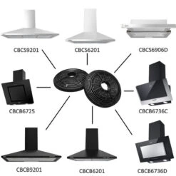 CIARRA CP100 Carbon Filter (2PCS) - Accessories For CIARRA Extractor Hood -Home Appliance Store 36409493 3