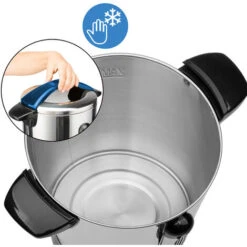 Monzana Mulled Wine Kettle 8.8L Stainless Steel Hot Drink Dispenser Temperature Setting 30-110°C Including Drip Tray 20 Litre -Home Appliance Store 36599960 5