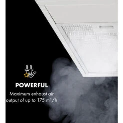 Klarstein Contempo 90, Extractor Hood, 175m³ / H, LED, Stainless Steel, Acrylic, Black -Home Appliance Store 36688355 4