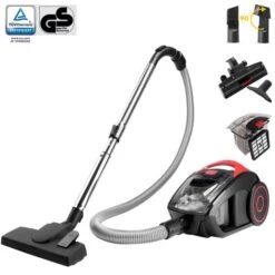 Vacuum Cleaner 900 Watts Bagless Multi-Cyclone Vacuum Cleaner Powerful Volume Container Washable Compact HEPA Filter -Home Appliance Store 37395173 3