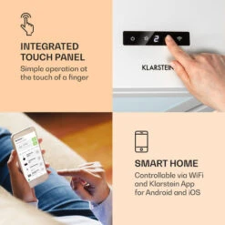 Klarstein Kronleuchter Smart, Island Hood, 595m³ / H, App Control, LED Panel -Home Appliance Store 39501053 3