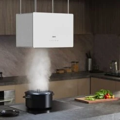 CIARRA 48cm Island Hood 700m3/h With 4-speed Extraction Class A++ Ceiling Hood-CD4850S -Home Appliance Store 42185722 4