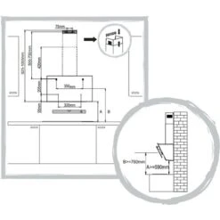 Edesa ART283101 60cm Aurora Led Halo Angled Glass Cooker Hood -Home Appliance Store 42504459 3
