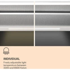 Klarstein Mariana Neo 60, Flat Screen Bonnet, 60cm, 640 M³/h, Exhaust Air, LED -Home Appliance Store 42770280 3