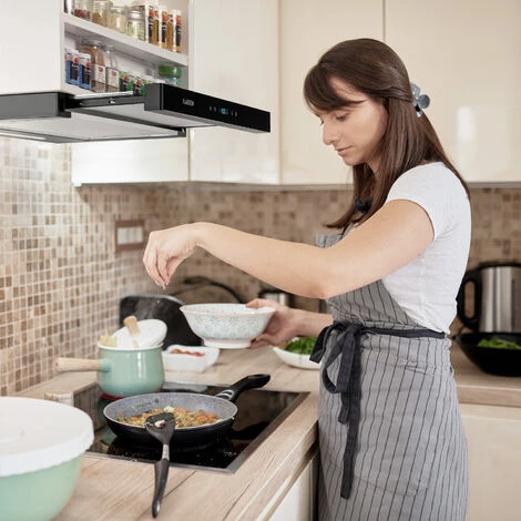 Klarstein Mariana Neo 60, Flat Screen Hood, 60cm, 640 M³ / H, Exhaust Air, LED 4 Klarstein Mariana Neo 60, Flat Screen Hood, 60cm, 640 M³ / H, Exhaust Air, LED - Image 2