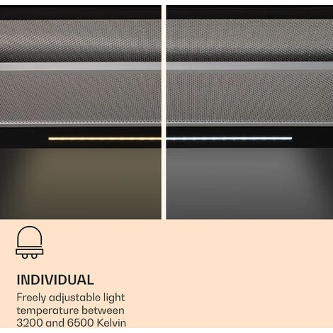 Klarstein Mariana Neo 60, Flat Screen Hood, 60cm, 640 M³ / H, Exhaust Air, LED 5 Klarstein Mariana Neo 60, Flat Screen Hood, 60cm, 640 M³ / H, Exhaust Air, LED - Image 3