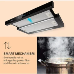 Klarstein Mariana Neo 60, Flat Screen Hood, 60cm, 640 M³ / H, Exhaust Air, LED 11 Klarstein Mariana Neo 60, Flat Screen Hood, 60cm, 640 M³ / H, Exhaust Air, LED -Home Appliance Store 42770283 5