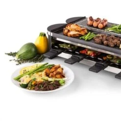 Klarstein Tenderloin 50/50 Raclette Grill 1200W 8 Persons Natural Stone 10 Klarstein Tenderloin 50/50 Raclette Grill 1200W 8 Persons Natural Stone -Home Appliance Store 46531497 5