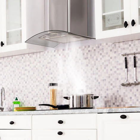 CIARRA 60cm Curved Glass Wall Mounted Cooker Extractor Hood 6S506-UK 4 CIARRA 60cm Curved Glass Wall Mounted Cooker Extractor Hood 6S506-UK - Image 2