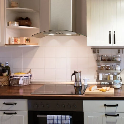 CIARRA 60cm Curved Glass Wall Mounted Cooker Extractor Hood 6S506-UK 5 CIARRA 60cm Curved Glass Wall Mounted Cooker Extractor Hood 6S506-UK - Image 3