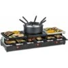 Klarstein Fonduelette XL, 3-in-1 Raclette Grill & Fondue, Natural Stone, 1650W, 12 People -Home Appliance Store 47928897 1