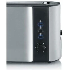 Severin AT2590 4 Slice Long Slot Stainless Steel Toaster 1400W -Home Appliance Store 51208482 4