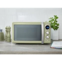 Swan Retro 800W LED Digital Microwave Green -Home Appliance Store 53434704 4