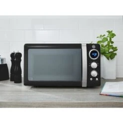 Swan Retro 800W LED Digital Microwave Black -Home Appliance Store 53434754 4