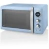 Swan Retro 800W LED Digital Microwave Blue 1 Swan Retro 800W LED Digital Microwave Blue -Home Appliance Store 53434762 1