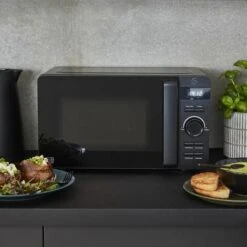 Swan Stealth 20L LED Matt Black Microwave -Home Appliance Store 54673988 3